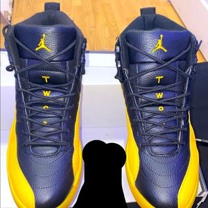 Jordan 12 yellow/black